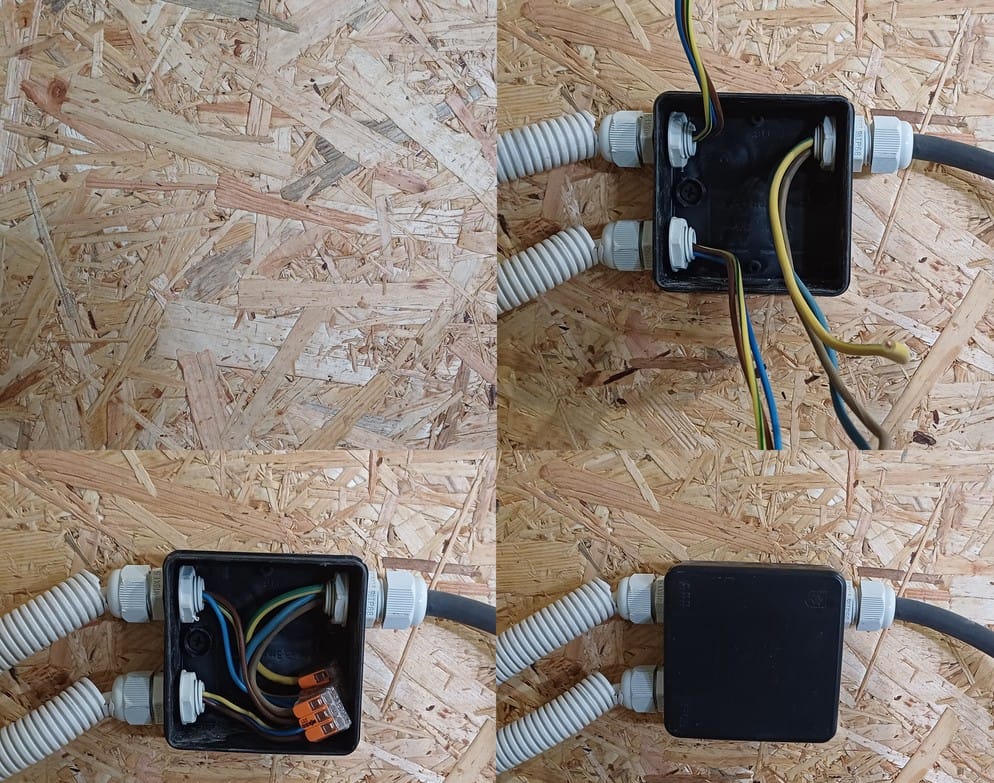 Atliktas elektros darbas