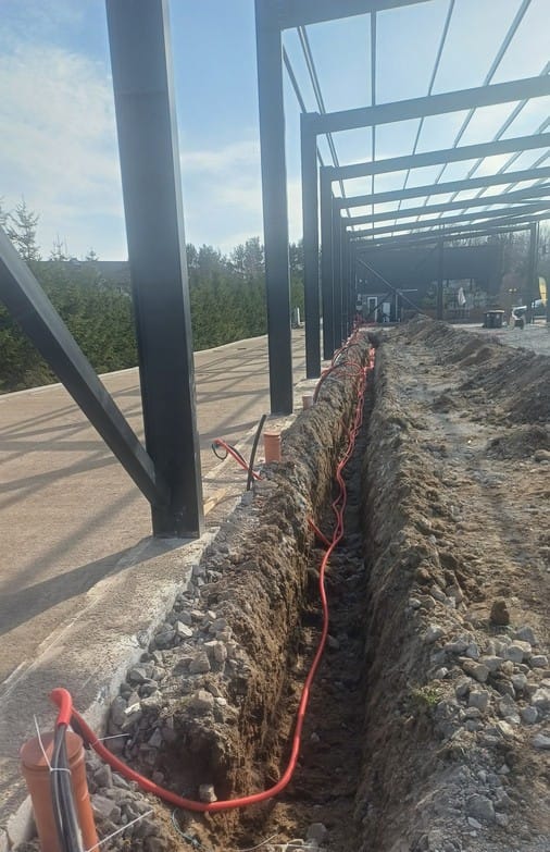 Atliktas elektros darbas