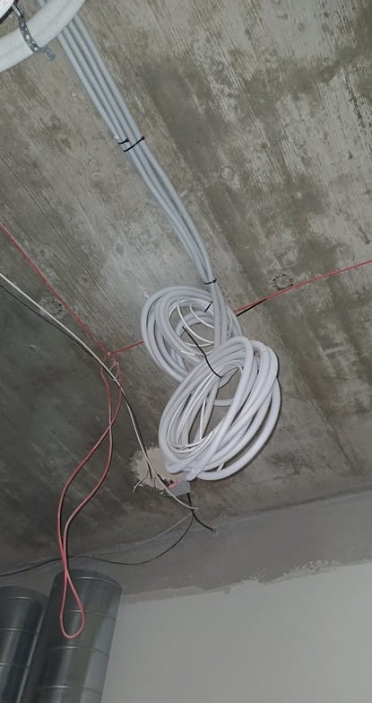 Atliktas elektros darbas