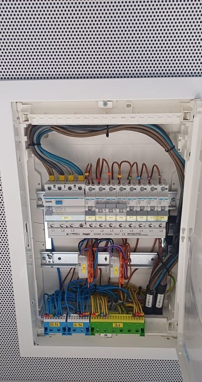Atliktas elektros darbas